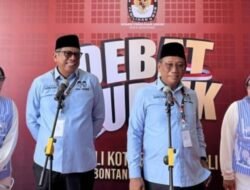 Debat Perdana Di KPU, Basri & Chusnul: “Santai Saja, Intinya Pembangunan Bontang Kedepan'”