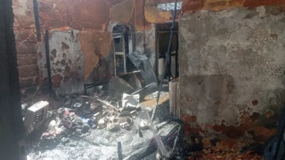Rumah Petakan di Bontang Barat Ludes Terbakar, Ini Penyebabnya