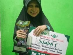 Fahlika Kafilah Disabiltas Asal Bontang, Harumkan Daerah.