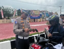 Ribuan Kendaraan di Bontang Terjaring Razia Operasi Patuh Mahakam 2025