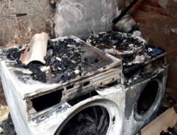 Mesin Cuci Diduga Korslet, Rumah di Berbas Tengah Nyaris Terbakar
