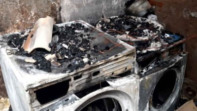 Mesin Cuci Diduga Korslet, Rumah di Berbas Tengah Nyaris Terbakar