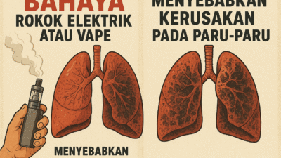 Vape Lebih Bahaya 40 Kali Lipat dari Rokok Tembakau Tradisional