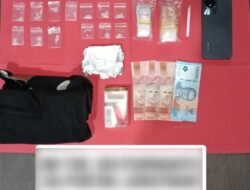 Polisi Ringkus Pengedar Sabu di Bontang Utara, 13 Paket Siap Edar Disita