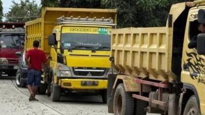 Dishub Diminta Turun Langsung Tegur Sopir Truk Koral Tidak Gunakan Penutup Terpal