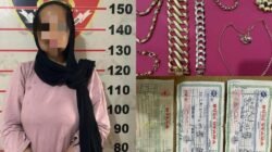 IRT di Samarinda Gasak Emas Tetangga Senilai Ratusan Juta